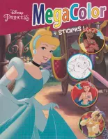 Disney - Disney Princess - Kleurboek - Stickerboek - Vakantieboek