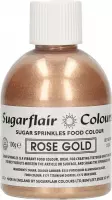 Sugarflair Gekleurde Suiker - Rose Goud - 100g
