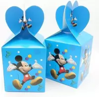 6 stuks Mickey Mouse snoepdoosjes - traktatie doosjes