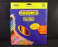 Kleurpotloden, kleurtjes, 24 stuks