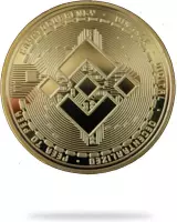 Binance munt - cryptotoken - fysieke munt