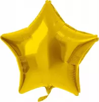 Helium ballon ster goud | 48cm