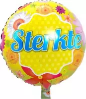 Beterschap folie ballon sturen helium gevuld Sterkte 46 cm - Folieballon versturen/verzenden
