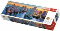 Panorama - Miami bij zonsondergang, 1000 stukjes Puzzel