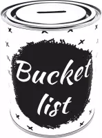 Studio Juulz Spaarblik Bucket List / Spaarblik / ToDo / BucketList / Cadeau / Sparen / Blik / 750 ml / Herbruikbaar