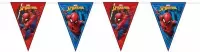Marvel Spiderman vlaggenlijn themafeest 230 cm - Kinderfeestje partijtje feestslingers