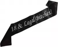 18 & Legal Bitches! sjerp (zwart) | Verjaardag - Sweet 18