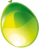 Ballonnen 30cm met. appel groen (10 st)