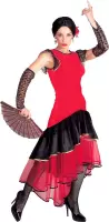 Widmann - Spaans & Mexicaans Kostuum - Chica Lola Kostuum Vrouw - rood - XL - Carnavalskleding - Verkleedkleding
