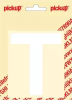 Pickup plakletter Helvetica 100 mm - wit T