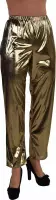 Magic Design Broek Disco Polyester Goud Maat Xl/xxl