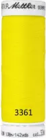 Mettler Seraflex elastisch machinegaren, 130m, 3361 helder geel, lemon