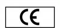CE-label, vierkant, 5 stickers per vel 50 x 35 mm