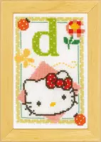 Miniatuur kit Hello Kitty Alfabet D - Vervaco - PN-0149526