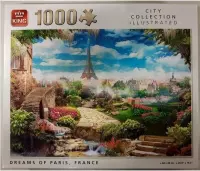 King legpuzzel  dreams of  Paris France  1000 stukjes