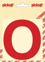Pickup plakletter Helvetica 100 mm - rood O