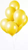 25 Ballonnen Geel, 30 cm , 100% biologisch afbreekbare Ballonnen, Helium geschikt, Pasen, Verjaardag, Feest.
