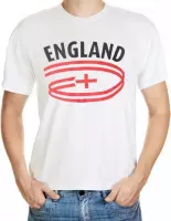 Wit heren t-shirt Engeland 2XL