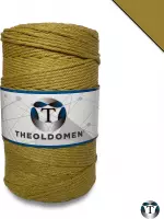 Macramé Koord | Khaki | 200 meter | 100% Katoen | Macramé Touw | Macramé | Voor Macramé Plantenhanger | Wandkleed | Dromenvanger | Triple Twist | DIY | Touw | 3mm | TheOldOmen |