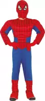 Fiestas Guirca Jumpsuit Spider-man Polyester Rood Mt 10-12 Jaar