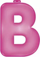 funtext letter B roze