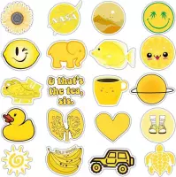 Yellow fresh | sticker set | vinyl stickers | 50 stuks