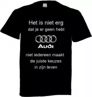 Audi t-shirt maat 4XL