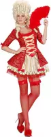 Widmann - Middeleeuwen & Renaissance Kostuum - Koningin Barok Rood Miss Mozart Kostuum Vrouw - rood - Medium - Carnavalskleding - Verkleedkleding