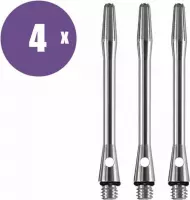 ABC Darts - Dart Shafts - Aluminium Zilver - Medium - 3 Sets (9 stuk)