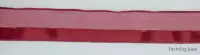 Sier band - bordeaux kleur - sierband met bedrade rand - fournituren - lengte 2 meter - lint - stof - afwerkband - naaien - decoratieband -