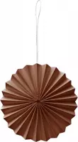 Delight Department decoratiehanger bruin - KerstornamentenPasenWoonaccessoires - papier - Ø 8 centimeter
