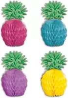 360 DEGREES - 8 papieren veelkleurige mini ananas decoraties