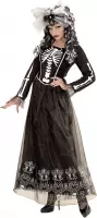 Skelet met rok kostuum voor vrouwen - Verkleedkleding