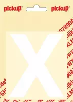Pickup plakletter Helvetica 100 mm - wit X
