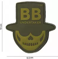 Embleem 3D PVC BB Undertaker groen