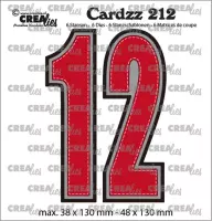 Crealies Cardzz - snijmallen - 1 en 2