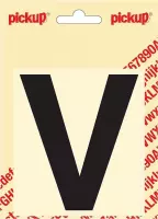 Pickup plakletter Helvetica 100 mm - zwart V