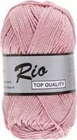 Lammy yarns Rio katoen garen - oud roze (712) - naald 3 a 3,5mm - 10 bollen