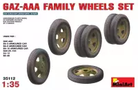 Miniart - Gaz – Aaa  Family Wheels Set (Min35112)