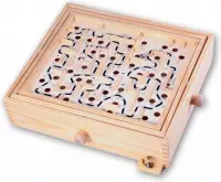 houten labyrinth 35,5 x 30 cm blank