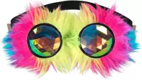 Boland - Partybril Rave Neon - Volwassenen - Pride