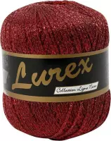 Glitter Garen Rood 160 M 25 gr