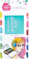 Jane Davenport - WaterColour Palette Set - Brights - 12 kleuren