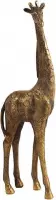 Giraf - Polyserin- goud - 44cm - Beeld - Decoratie