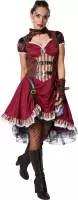 dressforfun - Steampunk edelvrouw S - verkleedkleding kostuum halloween verkleden feestkleding carnavalskleding carnaval feestkledij partykleding - 302295