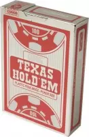 Cartamundi Speelkaarten Poker Texas Hold'em Rood