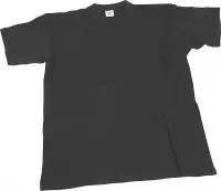 Creotime T-shirt, afm 3-4 jaar, zwart, ronde hals, 1 stuk