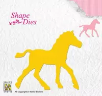 SD107 Nellie Snellen snijmal - Shape Die Horse - paard veulen