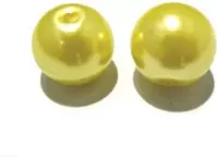 Glasparel 12 mm geel, 20 st