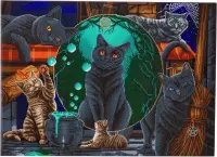 Diamont Painting - Lisa Parker - Magical Cats Montage - Craft Buddy - 65x90cm